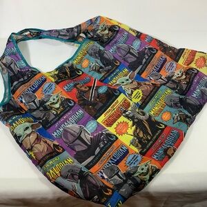 Best Brands Star Wars‎ The Mandalorian Reusable Bag 23x16.5” Multicolored PREOWN